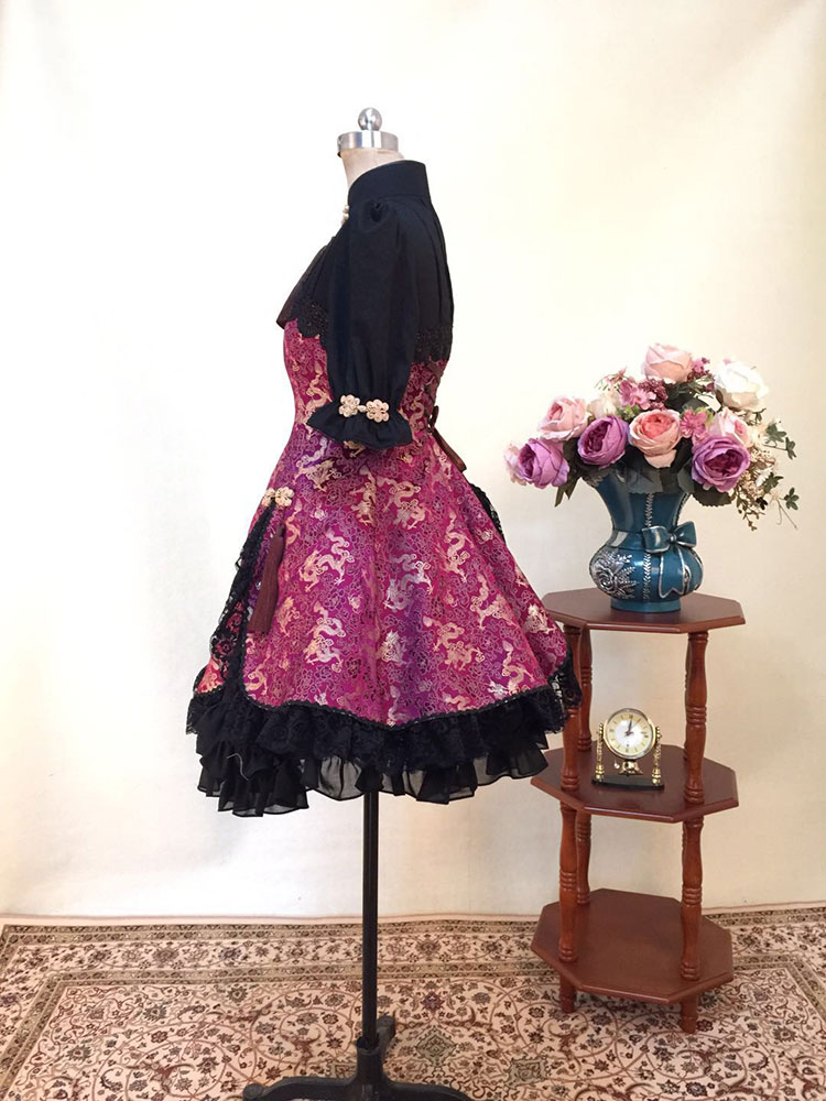 Purple China style lolita dress