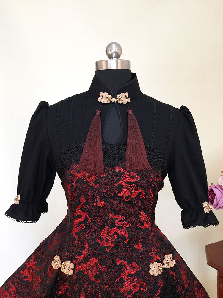 Black China style lolita dress