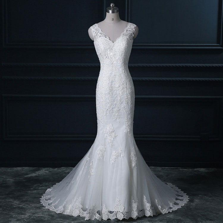 V neck wedding dress V neck wedding dress