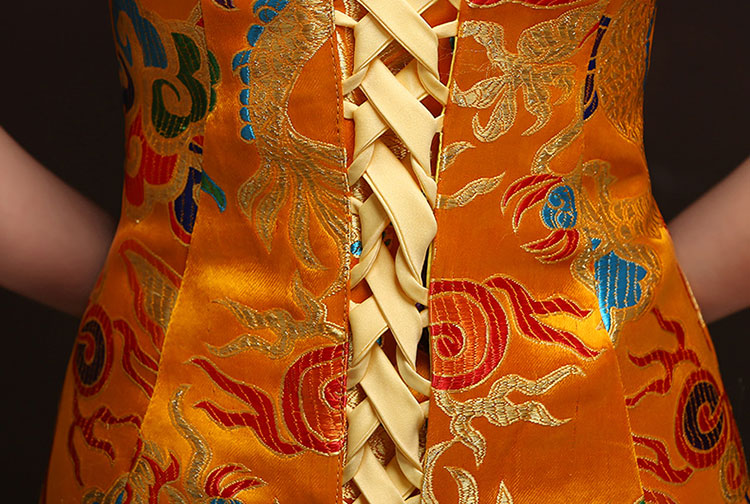Orient golden evening gown Orient golden evening gown