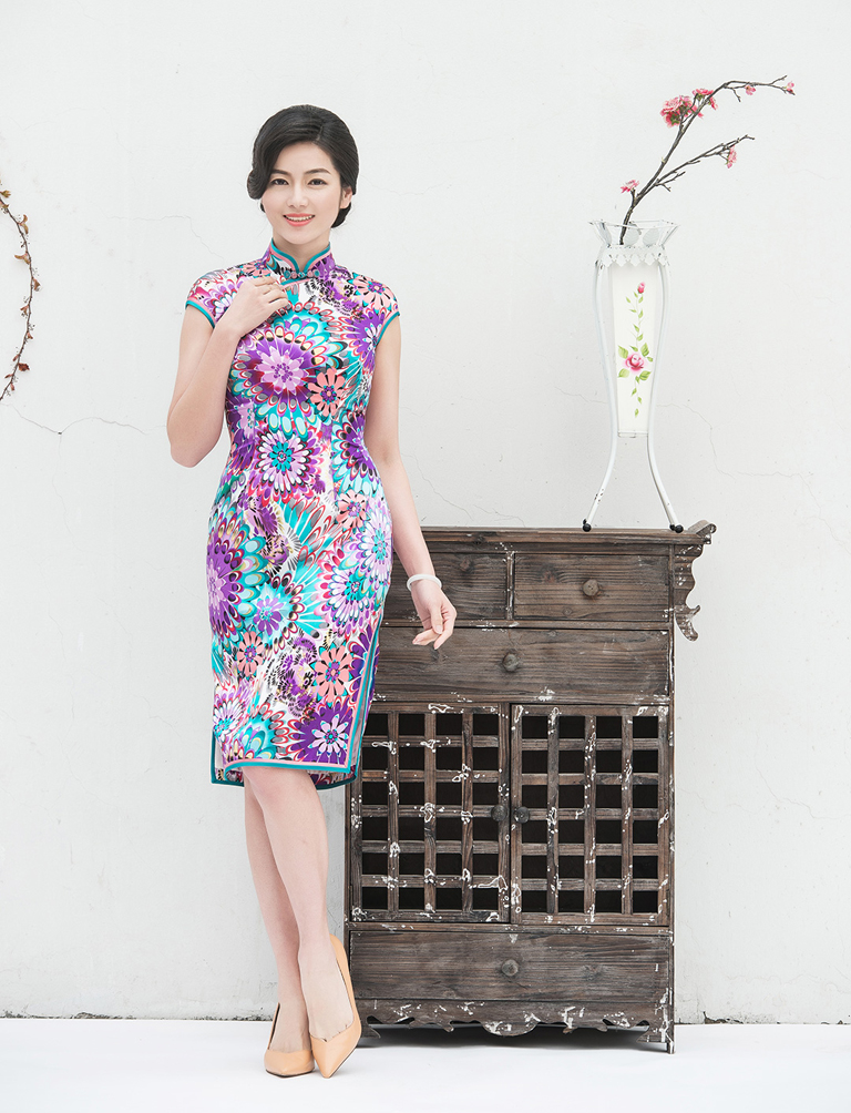 Pure Silk cheongsam Pure Silk cheongsam