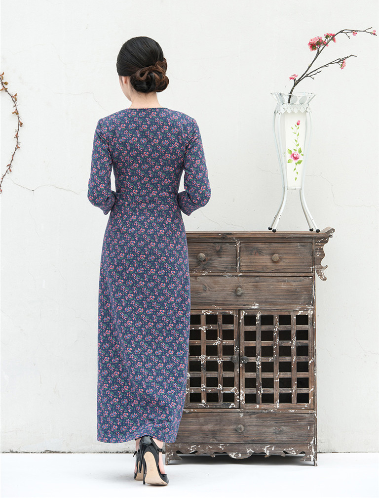 Blue Chinese dress Blue Chinese dress