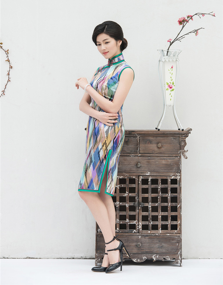 Spring qipao Spring qipao