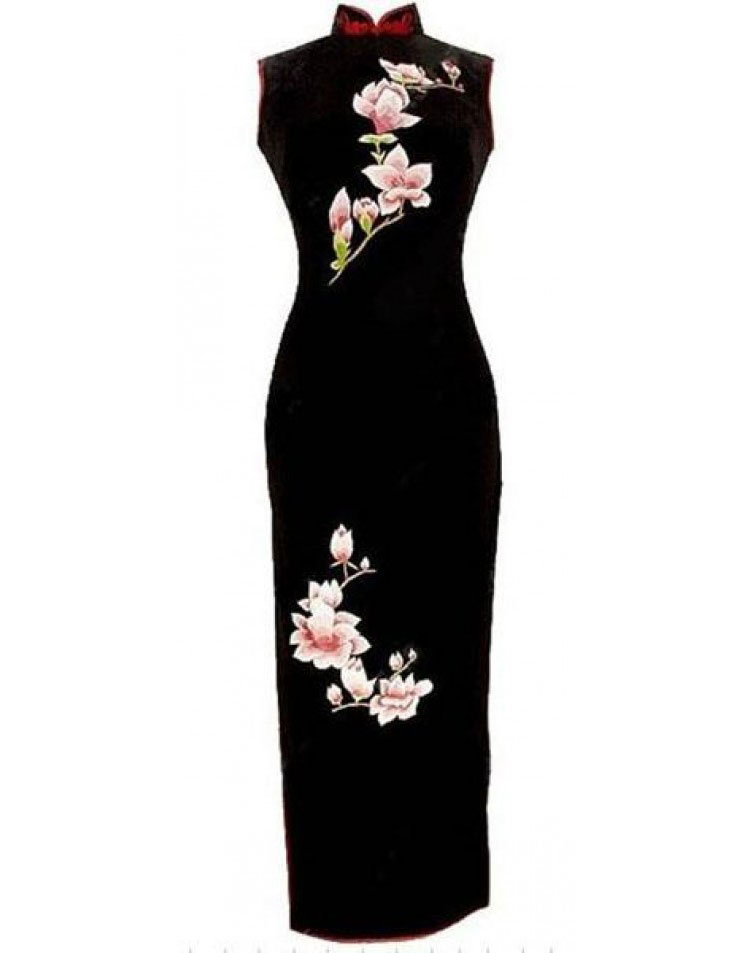 cheongsam ,qipao velet cheongsam ,qipao velet