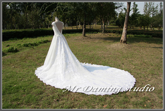 Wedding white qipao dress