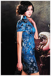 Light blue qipao