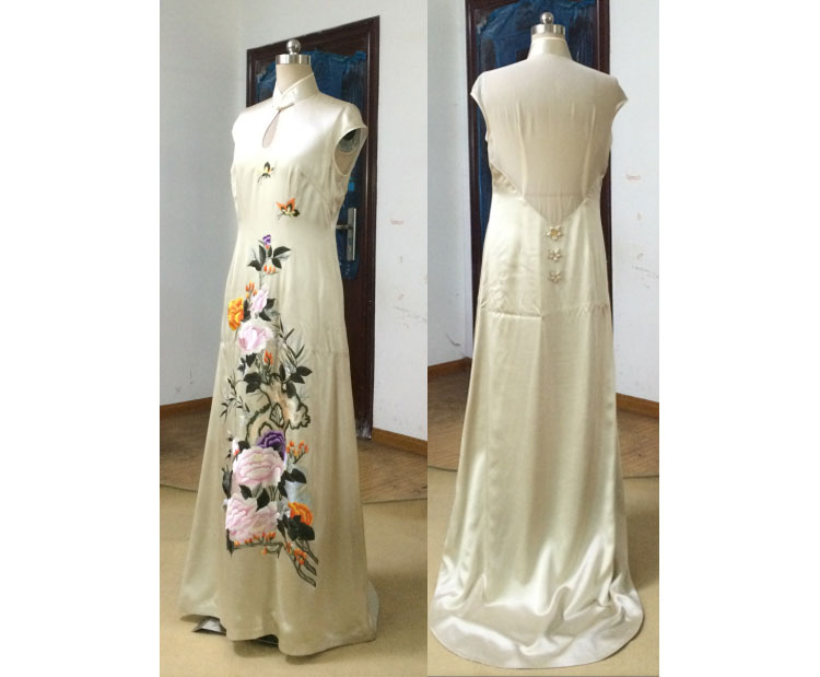 White chinese wedding dresses