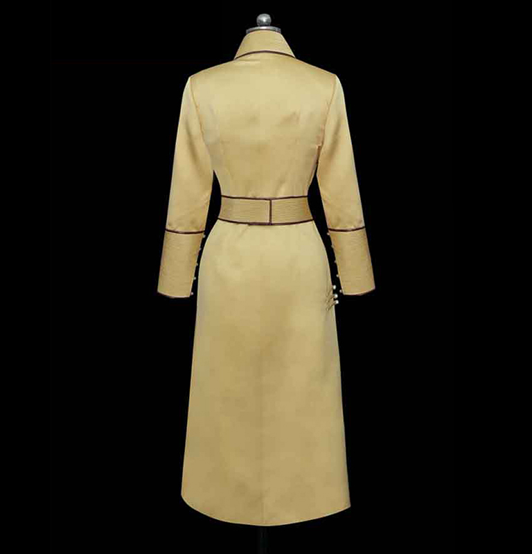 Back of overcoat