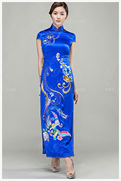 Blue qipao