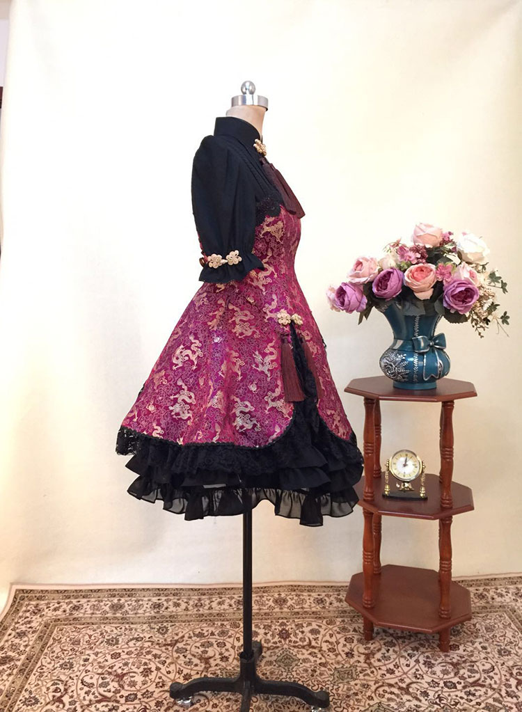 Purple China style lolita dress