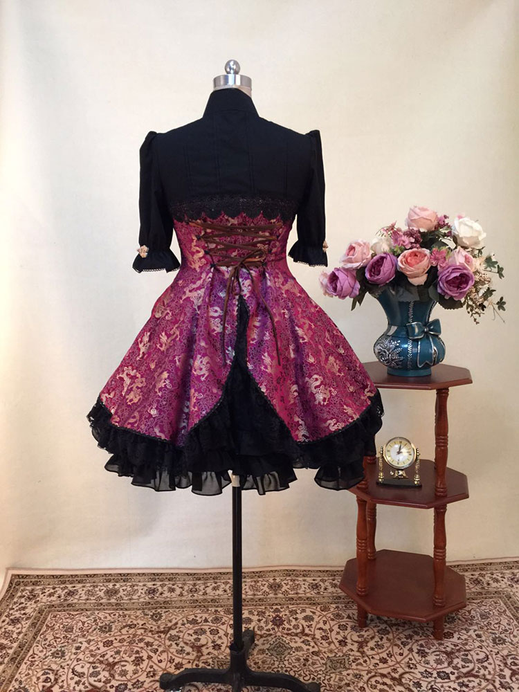 Purple China style lolita dress