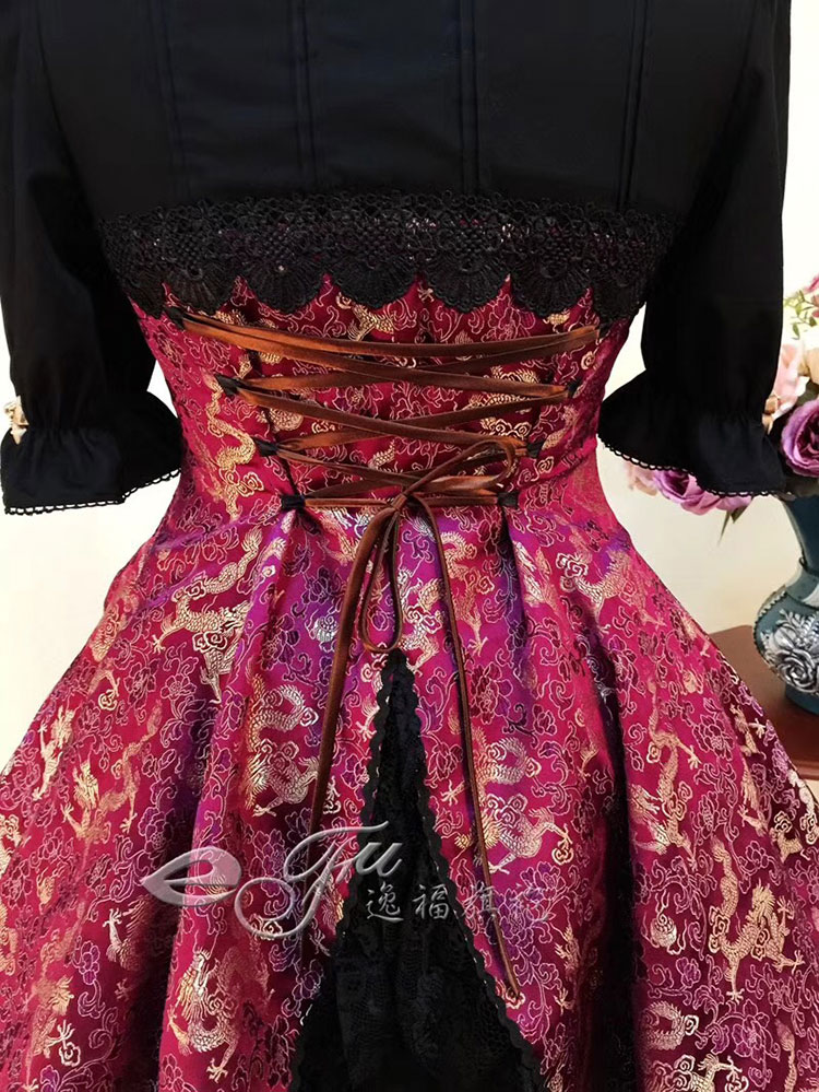 Purple China style lolita dress