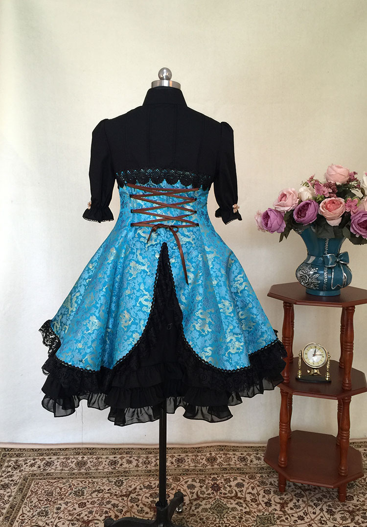 Light blue China style lolita dress