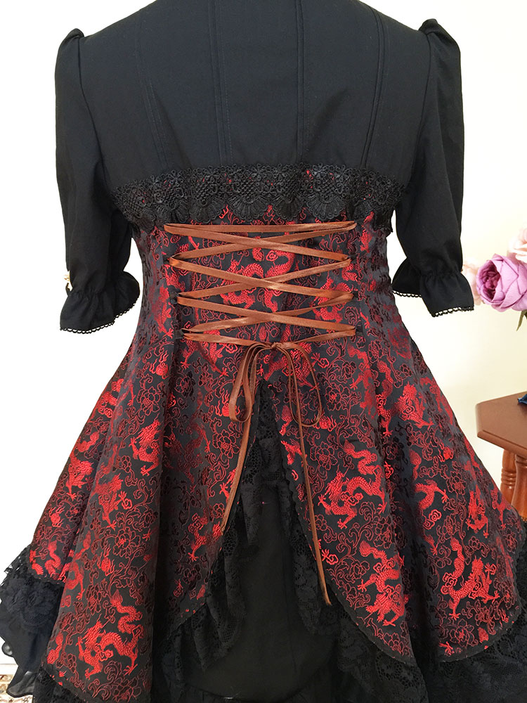 Black China style lolita dress