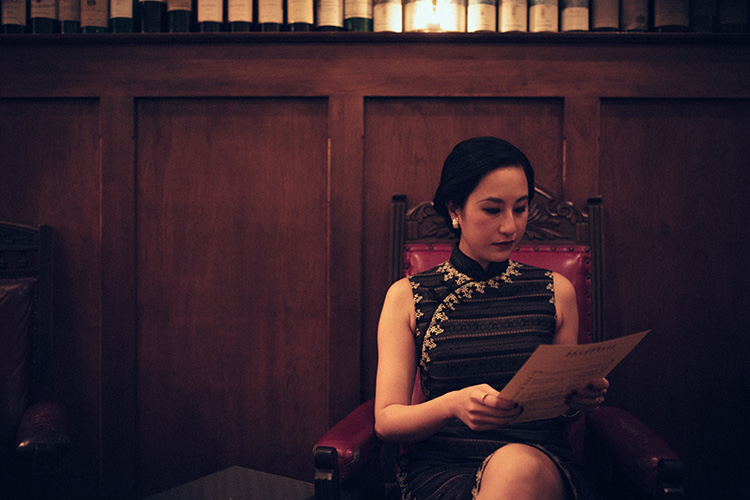 gray cheongsam dress gray cheongsam dress