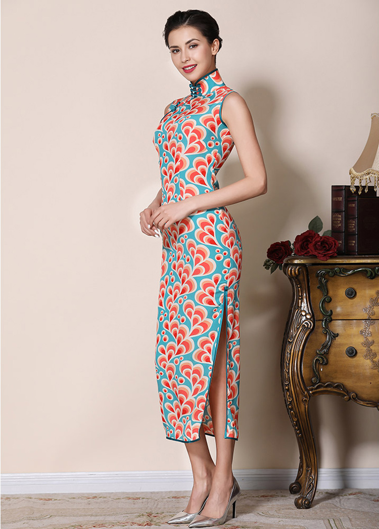 Phoenix flower cheongsam