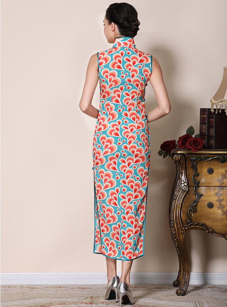 Phoenix flower cheongsam