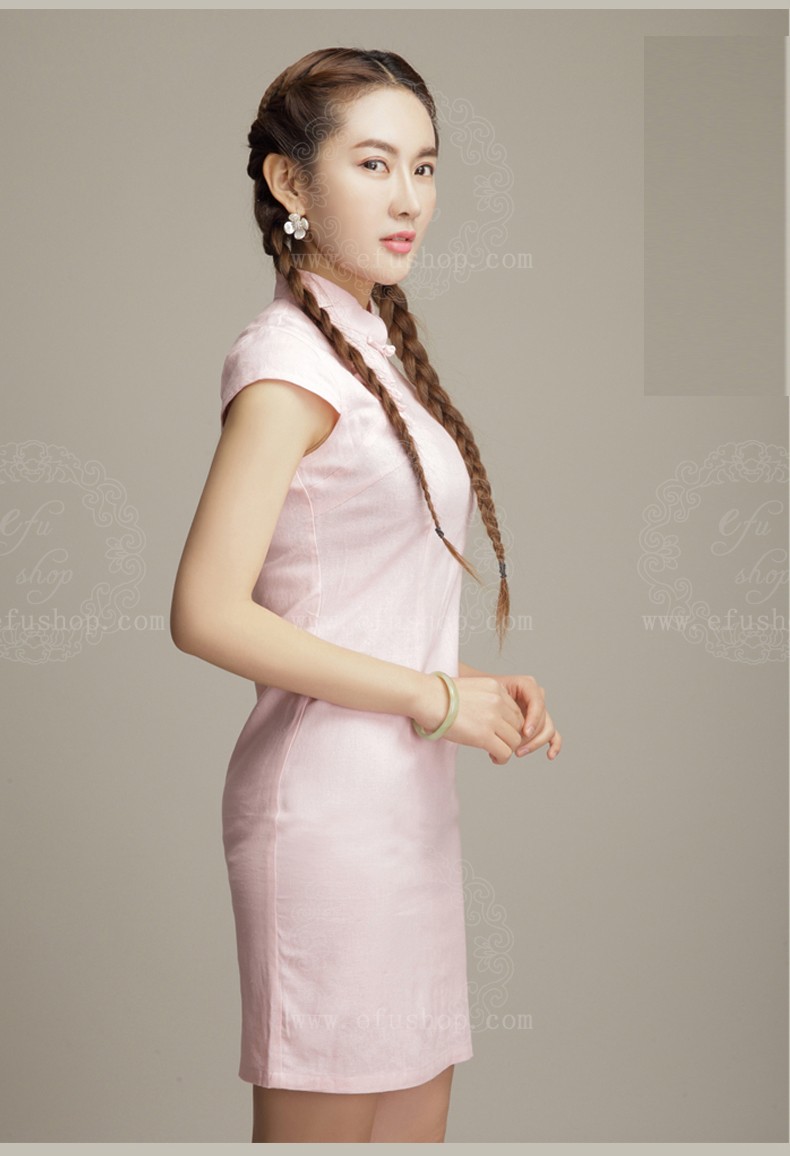 light blue qipao