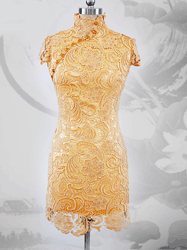 Lace cheongsam - Custom-made Cheongsam,Chinese clothes, Qipao 