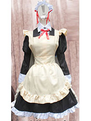 Black cat maid costume
