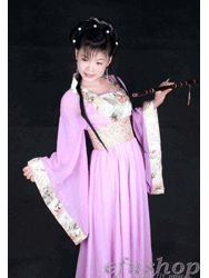 Name: violet chiffon hanfu dress 