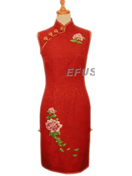 Embroidery cheongsam SQE33