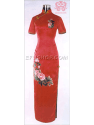 Embroidery cheongsam SQE06