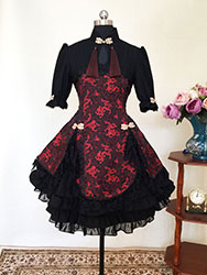 Black China style lolita dress