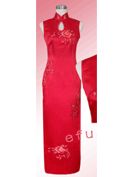 Embroidery cheongsam SQE56