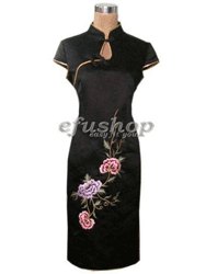 Embroidery cheongsam SQE88