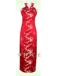 Red improved cheongsam dress SCT51
