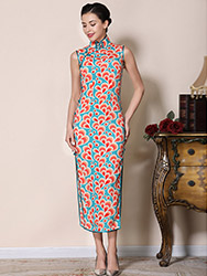 Phoenix flower cheongsam