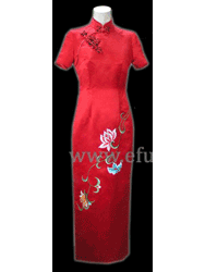 Embroidery cheongsam SQE81