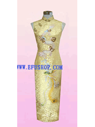 Embroidery cheongsam SQE86