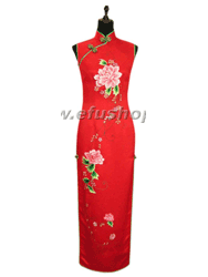 Embroidery cheongsam SQE34