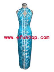 Plum silk cheongsam dress SCT127