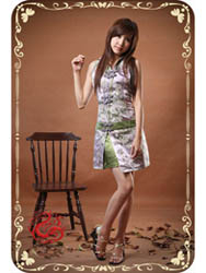 Modern cheongsam dress SMS33