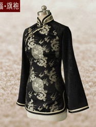 Black Chinese Clothes CCJ16