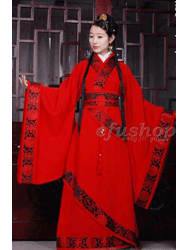 red hanfu dress ohf031