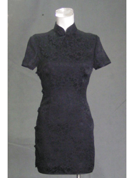 Black dragon cheongsam dress SCM16