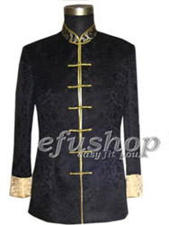 Black chinese men's Jacket 