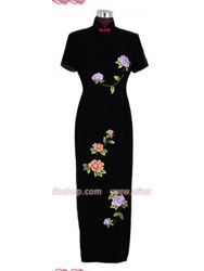 Embroidery cheongsam SQE45