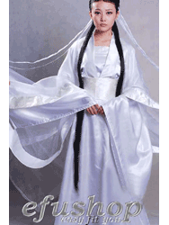 white hanfu dress ohf021