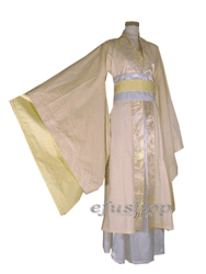 Yellow traditional Hanfu dress OHF002