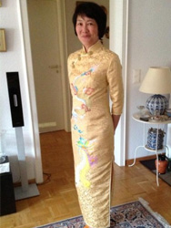 Jacqueline Bong-Priess's cheongsam