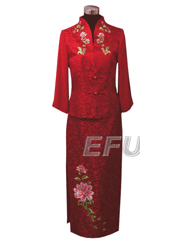 Embroidery cheongsam SQE31