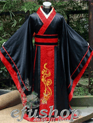 Black hanfu dress ohf020