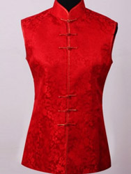 Red dragon silk brocade waist CCW23