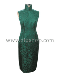 Dark green dragon cheongsam dress SCT168