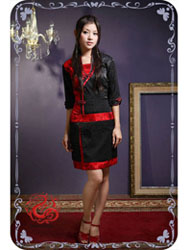 Black/red dress SMS31